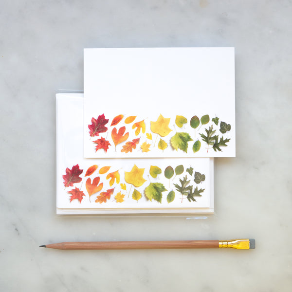 Flat cards ~ Autumn Leaves