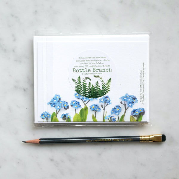 Flat cards - Forget-me-not