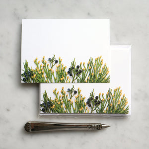 Flat cards  ~ juniper & cedar