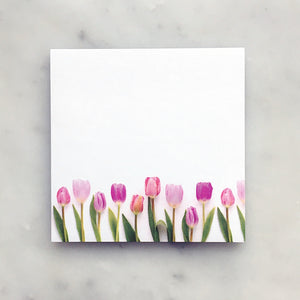 Sticky Notes - Pink Tulips