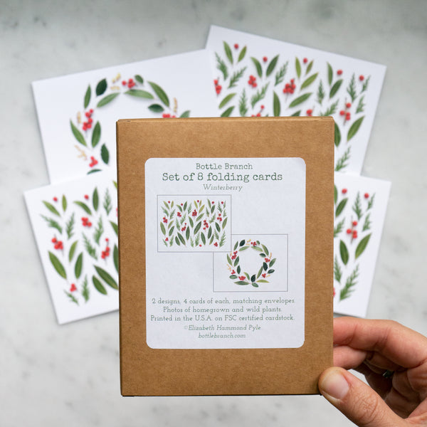 Card set - Winterberry Folding Cards
